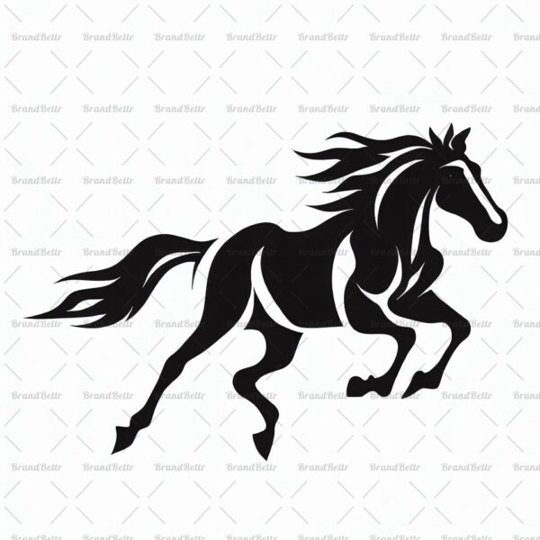 Galoppierendes Pferd